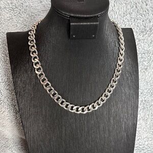 Coach Curbchain Necklace (Silver)